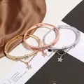 Gioielli da donna con braccialetto di moda con zirconi pentagramma coreano di nuova moda studentesca