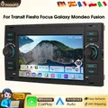 Podofo Wireless Carplay Autoradio Android Auto Car Sistemi Intelligenti 2 + 64GB Per Focus Galaxy Mondeo S-Max Kuga Transit Fiesta GPS BT WIFI