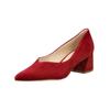 Pumps HÖGL "Högl Pumps Veloursleder", Damen, Gr. 40, rot (weinrot), Veloursleder, casual, Schuhe