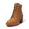 Schnürstiefelette TIMBERLAND "ALLINGTON HEIGHTSMID LACE UP BOOT", Gr. 37,5, braun (wheat full grain), Leder, sportlich, Schuhe, Winterschuhe, Winterstiefel, Schnürboots, Winterboots
