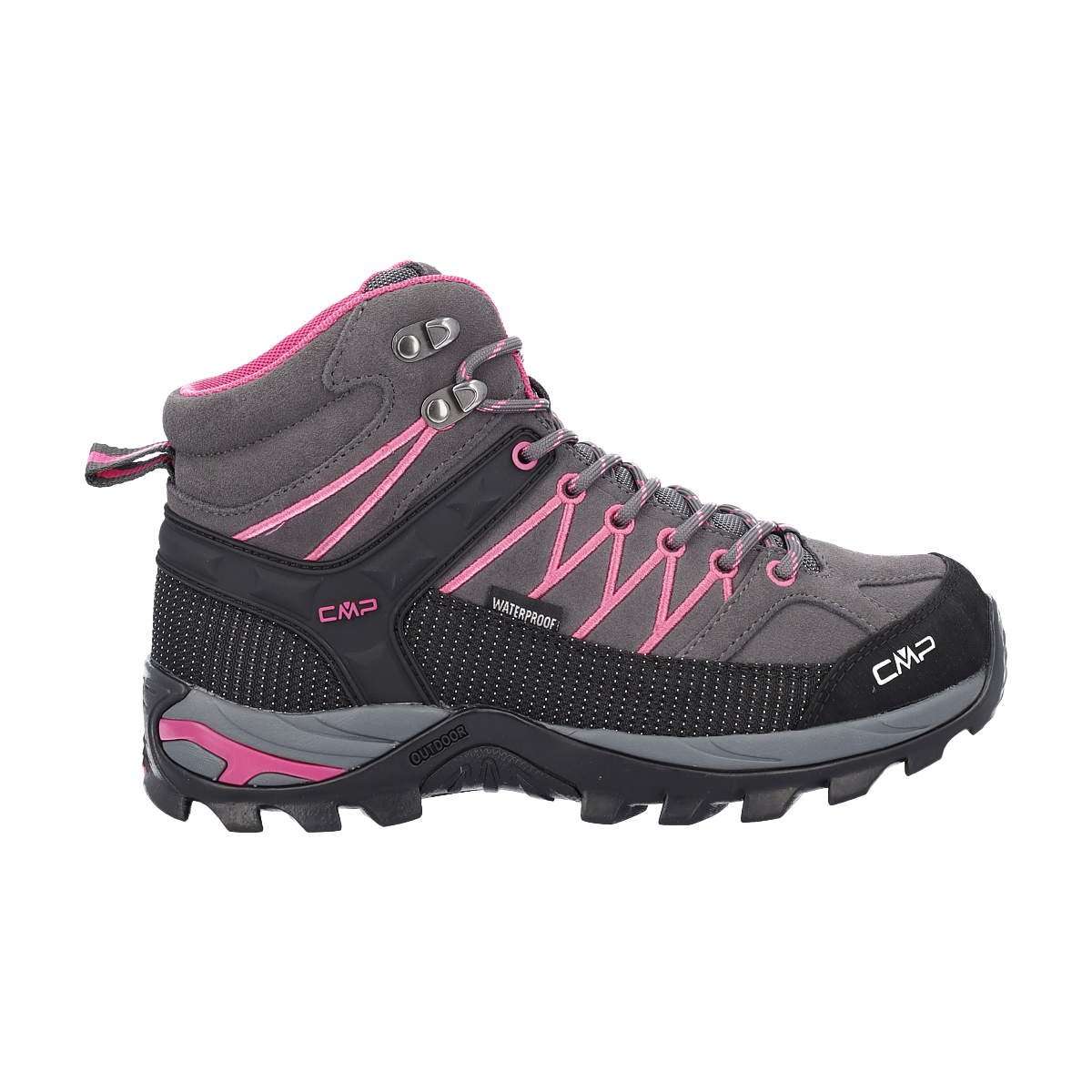 Wanderschuh CMP "RIGEL MID WMN TREKKING SHOES WP", Gr. 39, terra, bubblegum, Leder, Schuhe, wasserdicht, Topseller