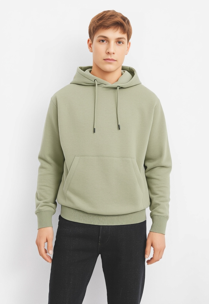 Kapuzensweatshirt JACK & JONES "JJESTAR BASIC SWEAT HOOD NOOS", Jungen, Gr. S, grün (seagrass), angeraute Sweatware, Obermaterial: 70% Baumwolle, 30% Polyester, unifarben, relaxed fit, Rundhals, Rippbündchen, Sweatshirts, mit Rippbündchen
