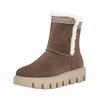 Stiefelette RIEKER "Rieker Stiefelette Leder", Damen, Gr. 43, braun (dunkelbraun), Leder, casual, Schuhe