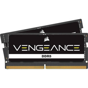 CORSAIR 32GB VENGEANCE Laptop DDR5 4800 MHz SO-DIMM Memory Kit (2 x 16GB) CMSX32GX5M2A4800C40