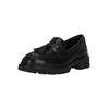 Slipper CLARKS "Lauryl Tassel", Damen, Gr. 38, schwarz, Leder, klassisch, Schuhe, aus weichem Leder
