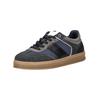 Sneaker BULLBOXER "Bullboxer Sneaker Leder", Herren, Gr. 42, navy, grau, Leder, casual, Schuhe