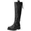 Stiefel GABOR COMFORT "Gabor Comfort Stiefel Glattleder", Damen, Gr. 38,5, schwarz, Glattleder, casual, Schuhe
