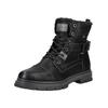Schnürstiefelette TOM TAILOR "Tom Tailor Stiefelette Lederimitat", Herren, Gr. 46, schwarz, Lederimitat, casual, Schuhe