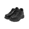 Trainingsschuh BUFFALO "Buffalo CLD ECHO - VEGAN NAPPA/PATENT", Damen, Gr. 42, schwarz, Kunstfaser, unifarben, Schuhe