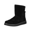 Stiefelette LEGERO "Legero Stiefelette Veloursleder", Damen, Gr. 37,5, schwarz, Veloursleder, casual, Schuhe