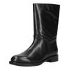Stiefelette INUOVO "INUOVO Stiefelette Leder", Damen, Gr. 37, schwarz, Leder, casual, Schuhe