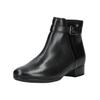 Stiefelette GABOR COMFORT "Gabor Comfort Stiefelette Nappaleder", Damen, Gr. 40,5, schwarz, Nappaleder, casual, Schuhe