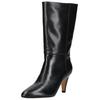 High-Heel-Stiefel INUOVO "INUOVO Stiefel Leder", Damen, Gr. 37, schwarz, Leder, casual, Schuhe