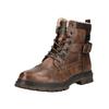 Schnürstiefelette TOM TAILOR "Tom Tailor Stiefelette Lederimitat", Herren, Gr. 44, braun, Lederimitat, casual, Schuhe