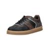 Sneaker BULLBOXER "Bullboxer Sneaker Leder", Herren, Gr. 44, schwarz (schwarz, braun), Leder, casual, Schuhe