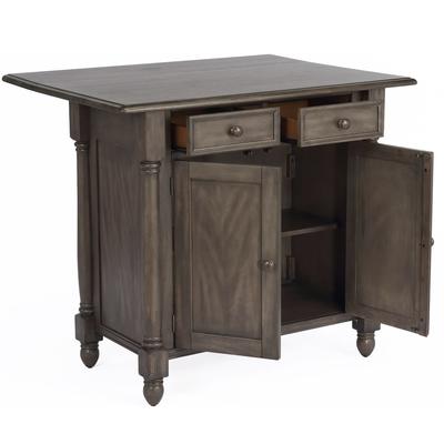 Kitchen island with Drop Leaf - Rolling Cart for Dining & Storage - Home Organization