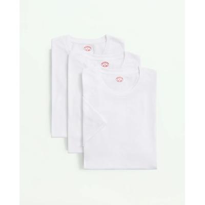 Brooks Brothers Men's Supima Cotton Crewneck 3 Pack T-Shirts | Black | Size Small
