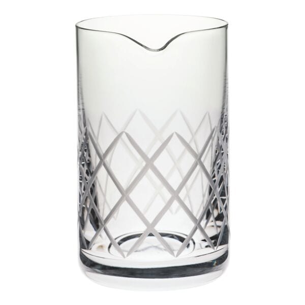 Rona Mixer Beaker Diamond 73 geschliffen, matt Cumberland 600 ml 1 Stück transparent, 14.6 cm Image