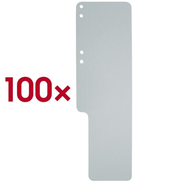 EXACOMPTA 100er-Pack Aktenschwänze Grau Image
