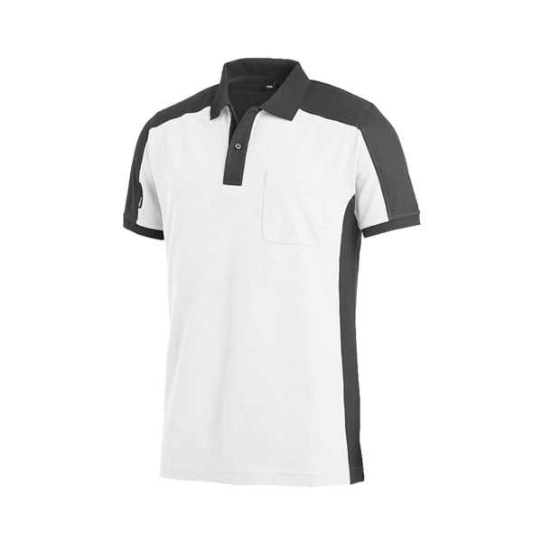 FHB Polo-Shirt KONRAD Größe M zweifarbig weiß Image