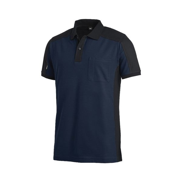 FHB Polo-Shirt KONRAD Größe M zweifarbig blau Image