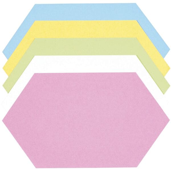 OTTO Office 120er-Pack Moderationskarten »Königswabe« 29 x 16,5 cm 5 Farben rosa, 29x16.5 cm Image