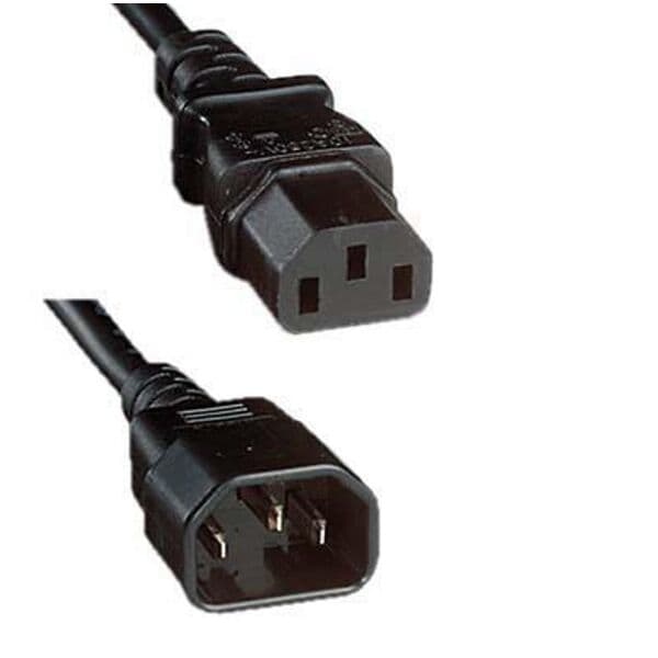 goobay Stromkabel Geräte C14/Geräte C13 schwarz 1,5 m schwarz Image