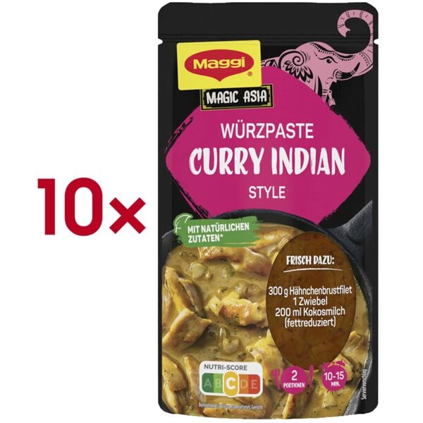 Maggi 10er-Pack Würzpaste »Curry Indian Style« Image