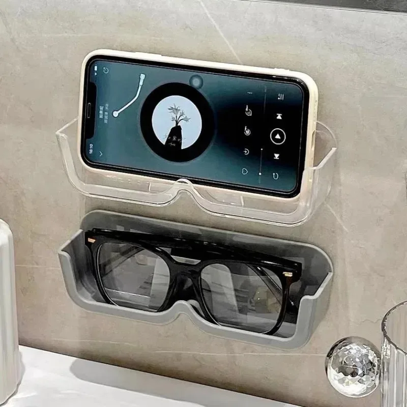 Gläser Lagerung Rack Sonnenbrille Display Rack Kleiderschrank Organizer Wand-montiert Punch-freies Garderobe Sonnenbrille Organizer Regal