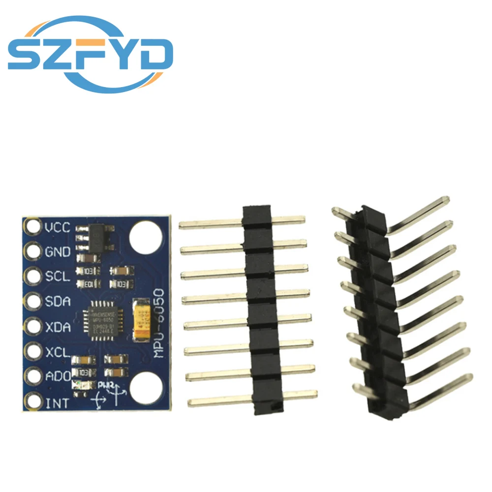 MPU6050 Modul 3-Achsen-Analog-Gyro-Sensoren + 3-Achsen-Beschleunigungsmessermodul Image