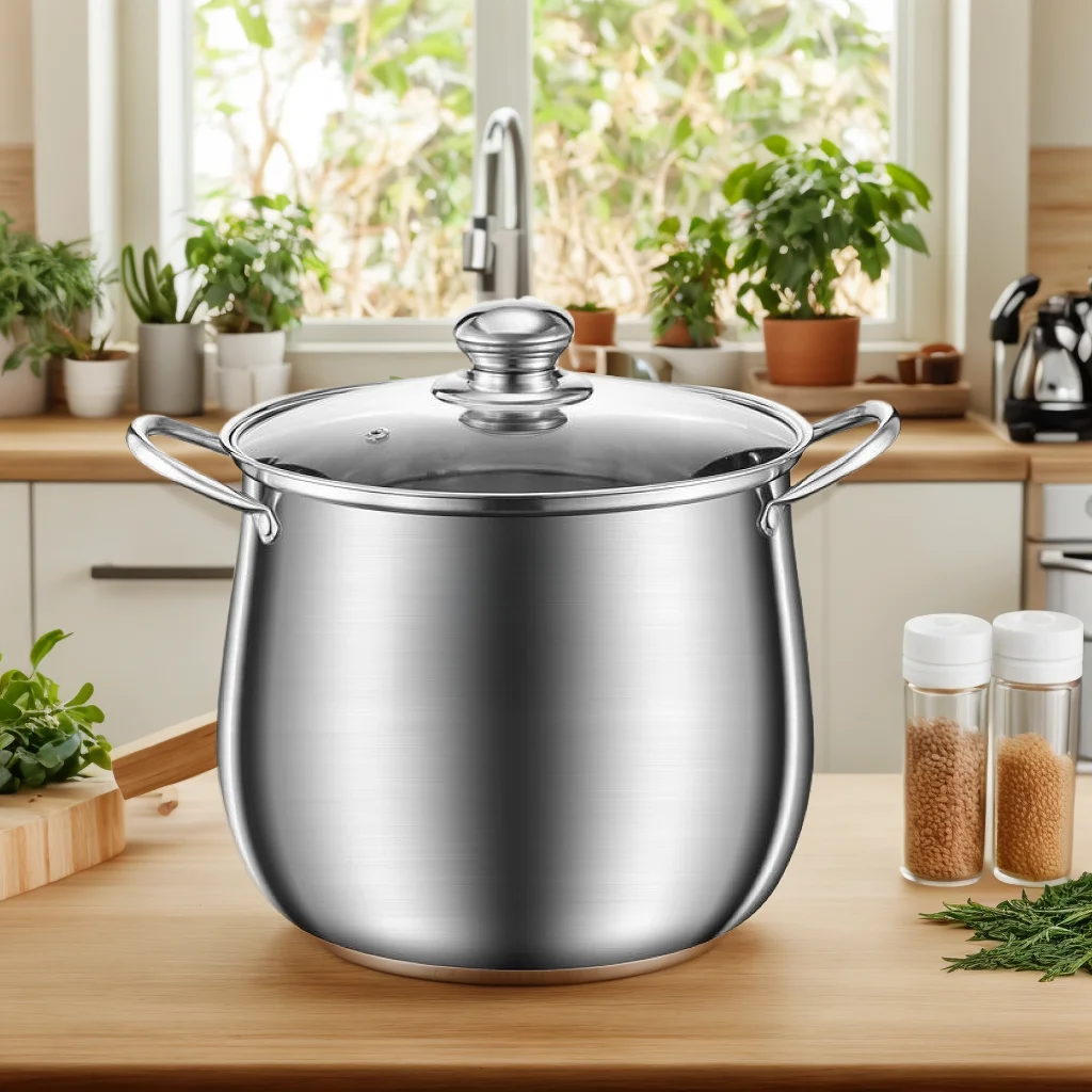 Professioneller Hersteller von Küchengeschirr, Küchentopf, Suppentopf aus Edelstahl, Kochgeschirrgriff aus Stahl Image