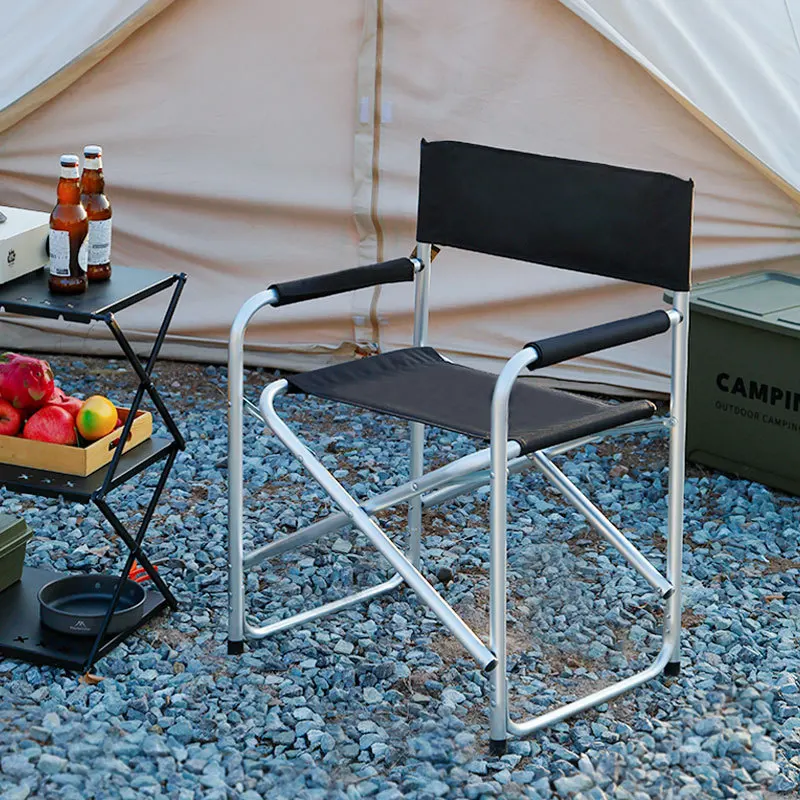 Outdoor Camping Stuhl Hocker Klapp Tragbare Angeln Strand Hocker Garten Balkon Freizeit Regiestuhl Image
