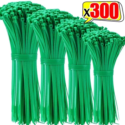 Reusable Garden Cable Ties Plant Vine Tree Shrubs Support Fastener Locking Nylon Adjustable Zipper Cables Ties Organizer Tools