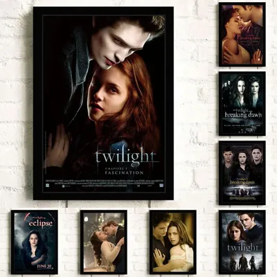 Twilight Film TV Movie Quality Wall Art Home Decor Silk Painting Nordic Decoration Hotel Bar Cafe Room Room Poster