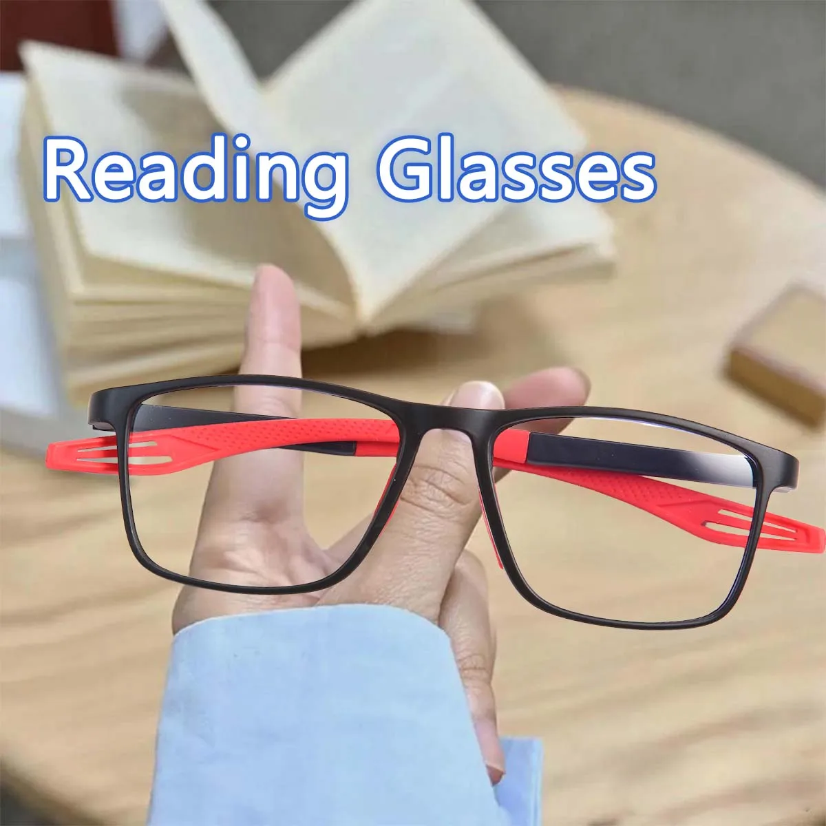 Intelligente Lesebrille mit automatischem Zoom, Anti-Blue-Ray-Brille, Autofokus-Leistung, Nah- und Fern-Computerbrille Image