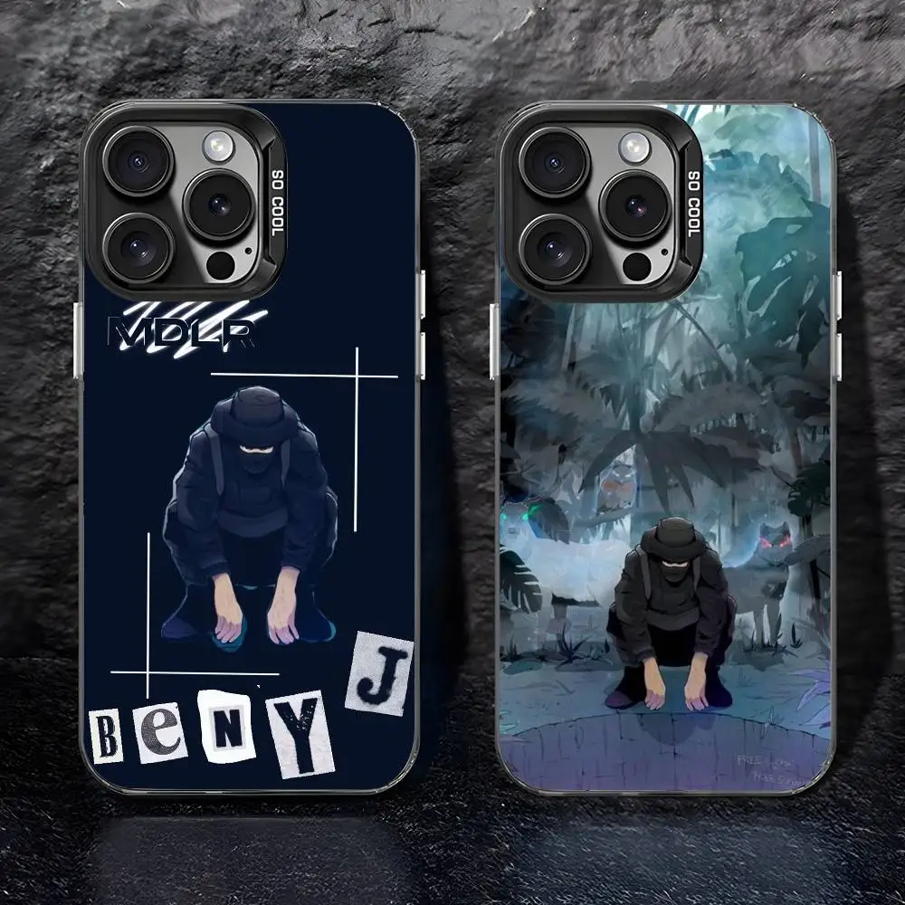Rapper B-BENY JR Handyhülle für iPhone 11 12 13 14 15 16 Pro Max Plus Protect Plating Handyhülle Image