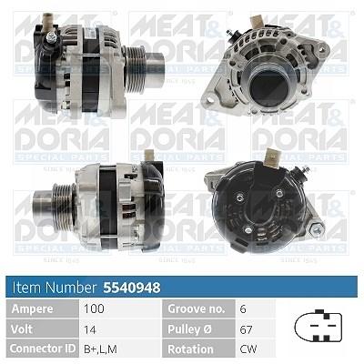 Meat & Doria Generator [Hersteller-Nr. 5540948] für Citroën, Peugeot, Toyota Image