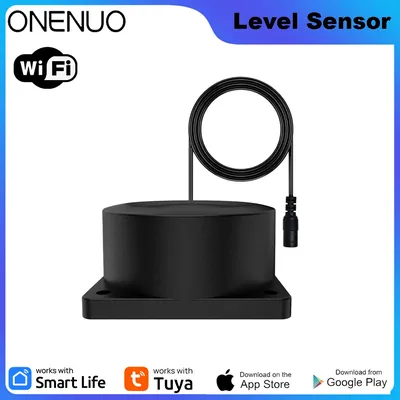 Tuya Wifi Level Sensor Smart Leben APP Alarm Drahtlose Ebene Wasser Kraftstoff Flüssigkeit Niveau Alarm Anzeige Fernbedienung Wasser Level Sensor
