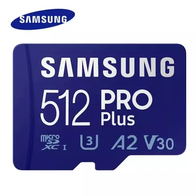 Neue 100 % Samsung-Speicherkarte PRO Plus MicroSD TF 128 GB 256 GB 512 GB 180 MB/s C10 U3 V30 Micro SD SDXC 4K-Videotelefon Micro-SD-Karte