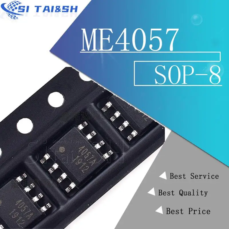 Si Tai & SH 10 teile/los ME4057 ME4057A SOP8 4,2 V lithium-ionen batterie linear ladegerät mobile IC Neue spot qualitätssicherung Image