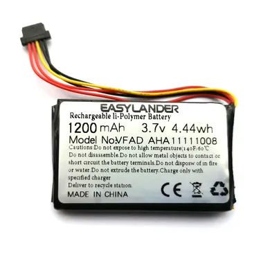 1200 mAh GPS-Akku AHA 11111008 VFAD Akku für TomTom 4FL50 4FL60 Go5000 GO5100 Go6000 GO6100 PRO LKW 525 GPS DVR