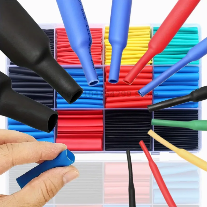 Et Polyolefin-Schrumpfschlauch, verschiedene Schrumpfschläuche, Drahtkabel, isolierter Schlauch, Schrumpfschlauch-Set, Schrumpfschlauch Image