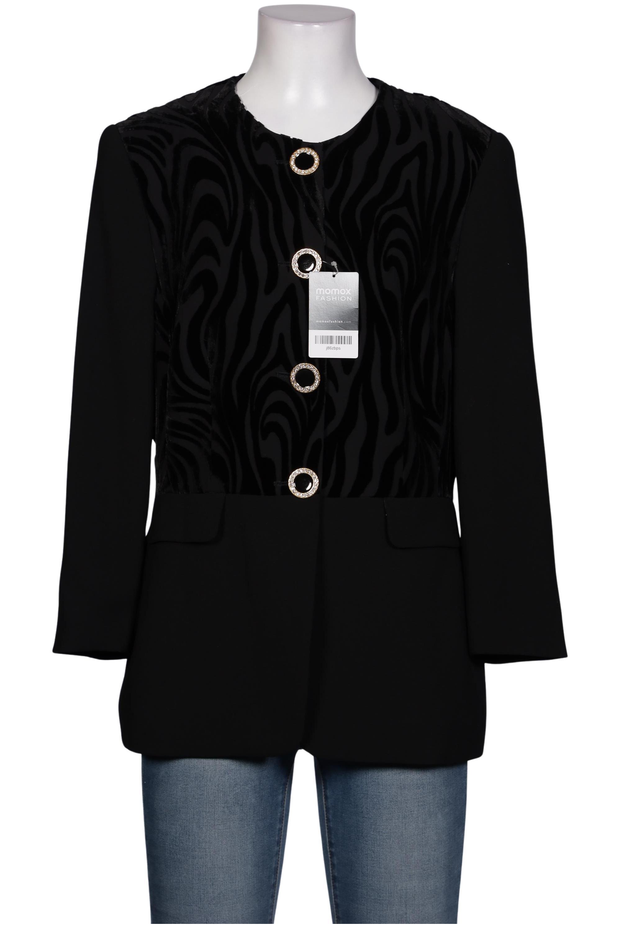 Basler Damen Blazer, Gr. 38, schwarz, Seide, Synthetik, Viskose Image