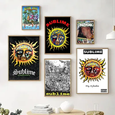 Sublime Singer Poster Decorative Painting Canvas Painting Wall Art Living Room Posters Bedroom Painting