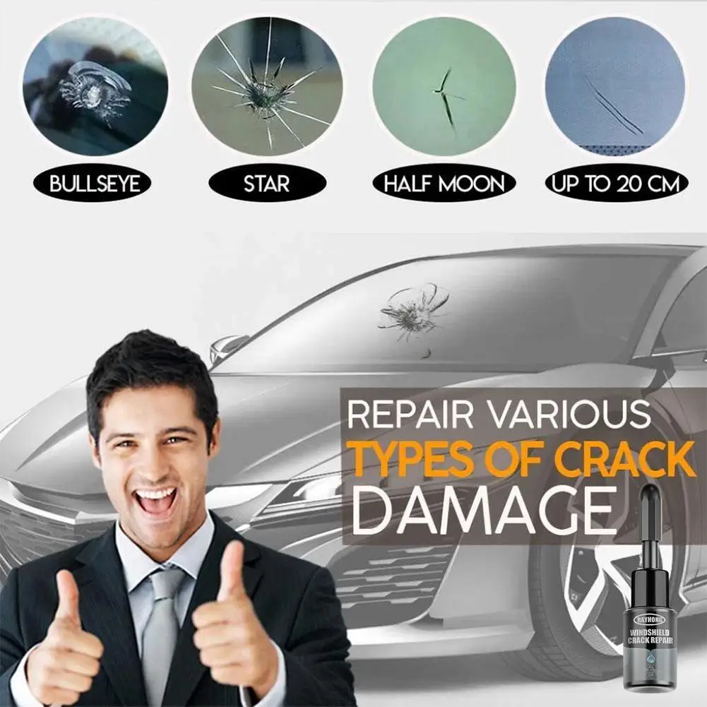 1/5/10Set Car Windshield Repair Kit For Scratches Cracks And Chips Glass Repair Auto Windscreen Scratch Crack Restore Fluid