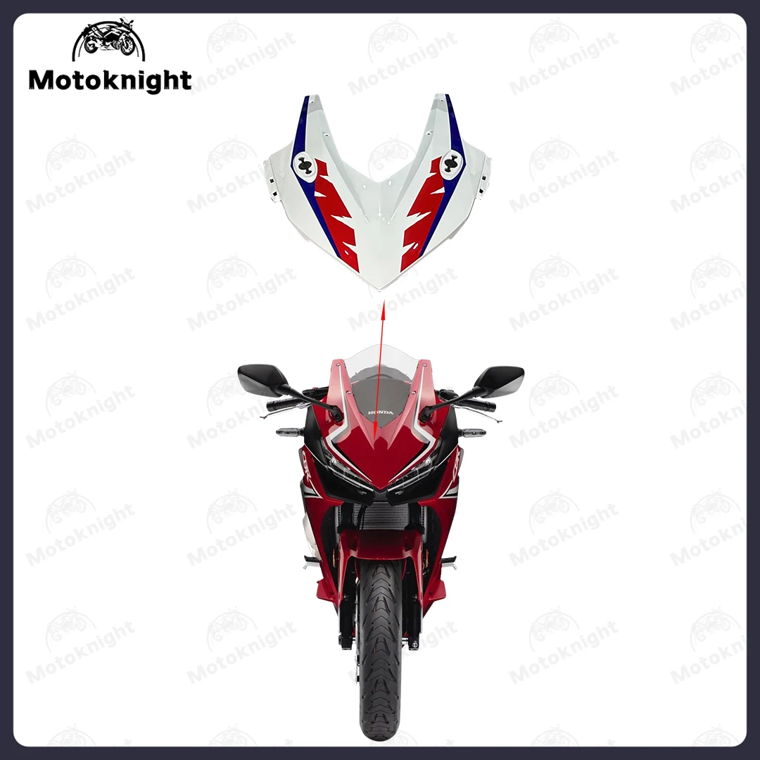 Motorcycle Front Headlight Cover Fairing Kit Fit For Honda CBR500R 2019 2020 2021 2022 2023 Front Mask Fairings Bodywork Kits