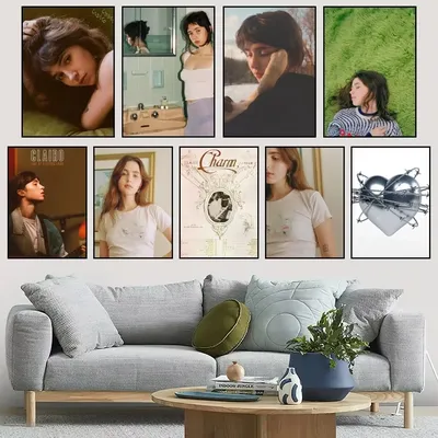 Singer C-Clairo Charm P Poster Home Bar Coffee House Decor Aesthetic Art Wall Painting Stickers Indoor