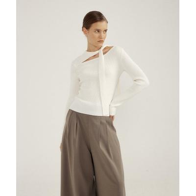 lucirzu Neck Tie Knit