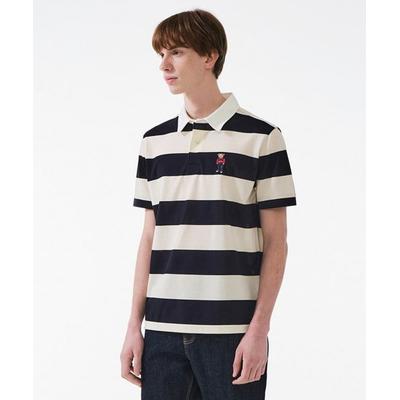 stco Bear Embroidered Rugby T-shirt