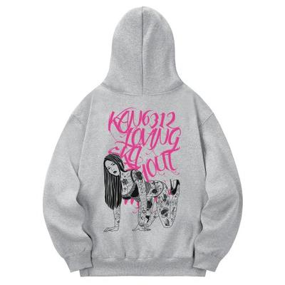 kan6312 KHG0011 Chicano Girls Fleece Hoodie